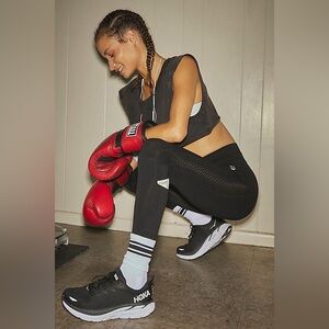 Free People Movement Good Karma Black High Rise 7/8 Leggings XS/S Pockets Basics